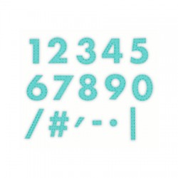 Impronte d'Autore - Fustella - Numeri cuciti