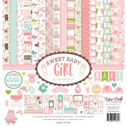 Echo Park - Kit Carte 12x12" - Sweet Baby Girl