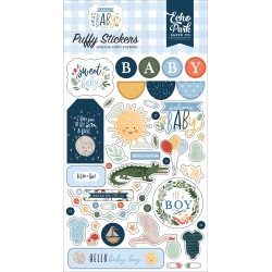 Echo Park - Puffy Stickers - Welcome Baby Boy