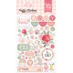 Echo Park - Puffy Stickers - Welcome Baby Girl