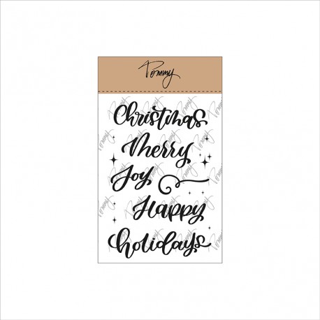 Tommy Art - Timbri Clear - Merry Christmas