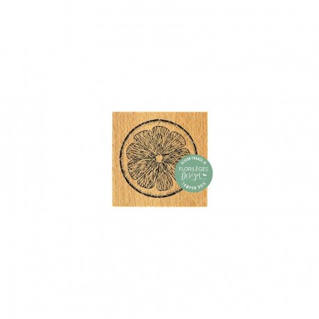 Florileges  Design - Timbro legno - TRANCHE DE CITRON