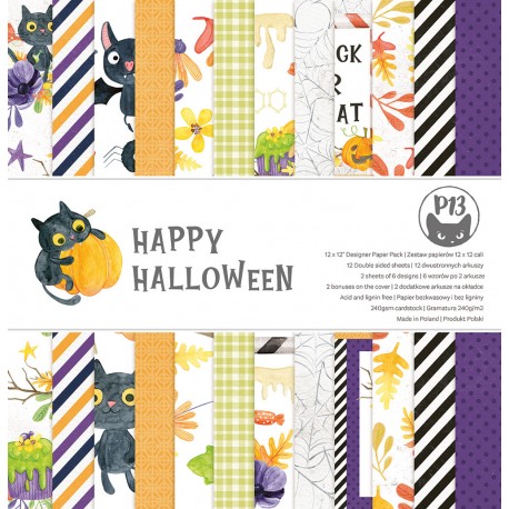 P13 - Pad Happy Halloween - 12x12"