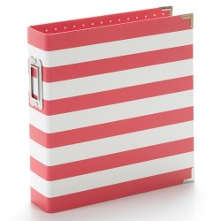 Simple Stories - Snap Binder 6x8" - Red Stripe