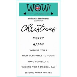 WOW - Timbri Clear - Christmas Sentiments