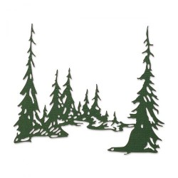 Sizzix - Fustella Thinlits - Tall Pines by Tim Holtz
