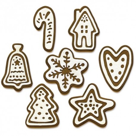 Sizzix - Fustella Thinlits - Christmas Cookies by Tim Holtz