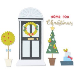 Sizzix - Fustella Thinlits - Home for Christmas