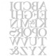 Sizzix - Fustella Thinlits - Serif Alphabet