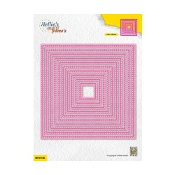 Fustella Nellie Snellen - double stitchlines square