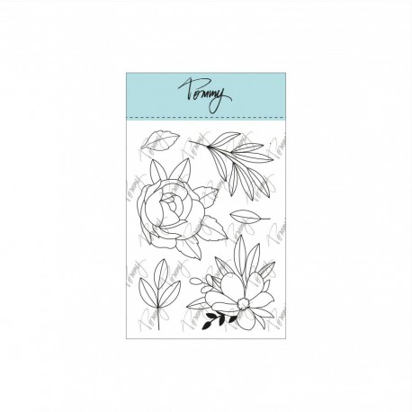 Tommy Art - Timbri Clear - Flowers