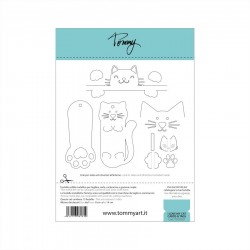 Tommy Art - I love my cat Cards & Tags