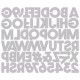 Sizzix - Fustella Thinlits - Marked  Alphabet -665893