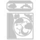 Fustella Sizzix Thinlits - Celestial Box Card  - 665476
