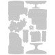 Fustella Sizzix Thinlits - HELLO BABY  - 665805