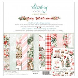 Mintay Papers - Kit Carte 12x12" - MERRY LITTLE CHRISTMAS