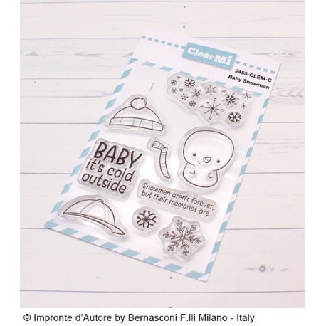 Impronte d'Autore - Timbri Clear - BABY SNOWMAN - 2455-CLEM-C