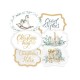 P13 - Abbellimenti - CHRISTMAS CHARM- DECORATIVE TAG - SET 04