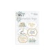 P13 - Abbellimenti - CHRISTMAS CHARM- DECORATIVE TAG - SET 04