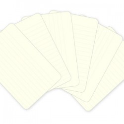 Kit 100 carte - Becky Higgins - Lined cards 4x6” - Cream