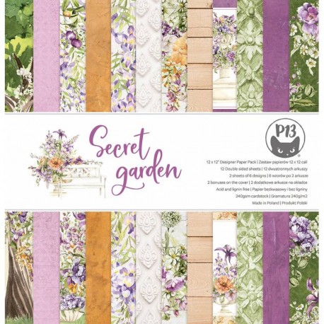 P13 - 12"x12" - SECRET GARDEN -P13-SGR-08