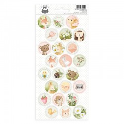 P13 - Sticker sheet 03- WOODLAND CUTIES -  P13-WDC-13