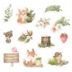 P13 - Ephemera Set- SECRET GARDEN - P13-SGR-33