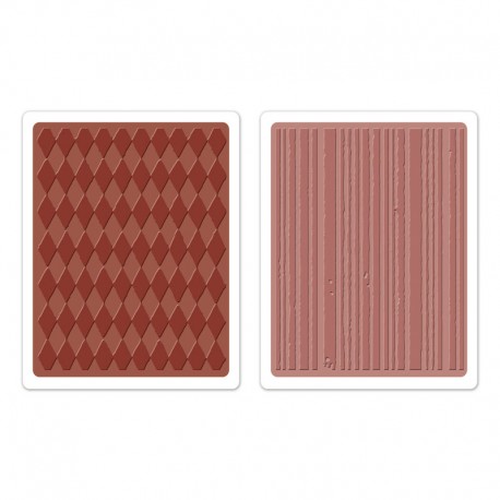 Fustella Sizzix Harlequin & Stripes Set