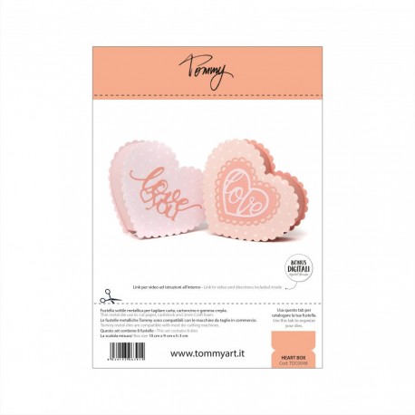 TOMMY - fustella –  Tommy fustella – Heart box ® - TDC0048