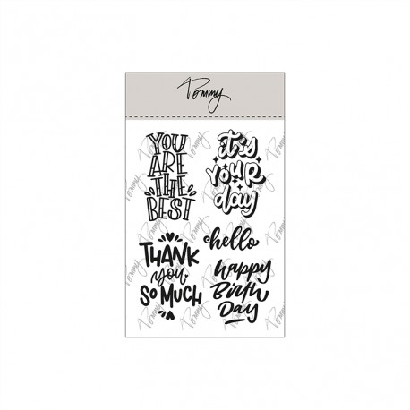 Tommy - clear stamps – IT'S YOUR DAY - TS0049