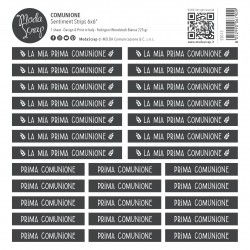 MODASCRAP - SENTIMENT STRIPS - COMUNIONE - SS13