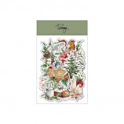 TOMMY - ABBELLIMENTI - Die cuts – Rustic Christmas – Compositions - TODC0012