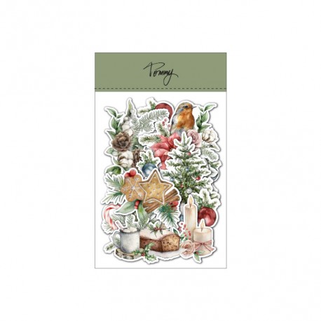 TOMMY - ABBELLIMENTI - Die cuts – Rustic Christmas – Compositions - TODC000012