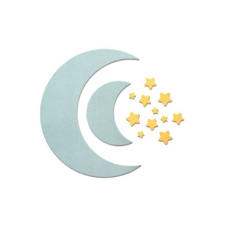 Impronte d'Autore - Fustella - Luna e stelle