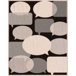 Timbro legno Hero Arts - Conversation Background