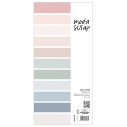 Carta ModaScrap - 12"x 6" SECRET GARDEN - Color Palette