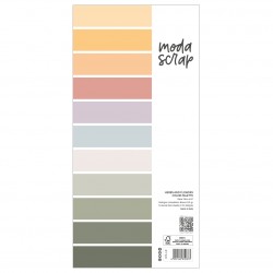 MODASCRAP - KIT COLOR PALETTE - HERBS AND FLOWERS - 6" x 12"