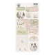 P13 - Chipboard sticker sheet - Love and Lace 02