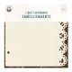 P13 - Light chipboard album base tinta unita - Love and lace