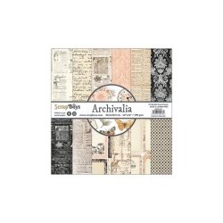 SCRAPBOY - PAD CARTE 12"X12" - ARCHIVALIA