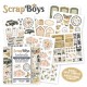 SCRAPBOY - PAD CARTE 6" X 6" - ARCHIVALIA