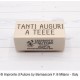 Impronte d'Autore - Timbri in Legno - TANTI AUGURI - 2427-N