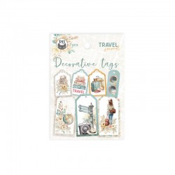 P13 - Decorative tags set 03- TRAVEL JOURNAL - P13-TRJ-23