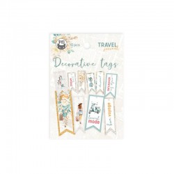 P13 - Decorative tags set 02 - TRAVEL JOURNAL - P13-TRJ-22