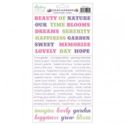 Mintay Papers - LILA GARDEN- Paper Stickers - Words - MT-LIL-13