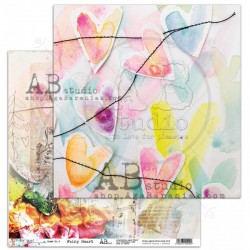 AB STUDIO - Carte 12x12" – PIXIE DUST - fairy heart 2