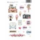 FRIDITA - CLEAR STICKERS - WANDERLUST -12" X 12" - FSK021