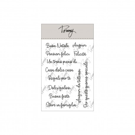 Tommy Art - Timbri Clear - Auguri Natalosi - TS0063