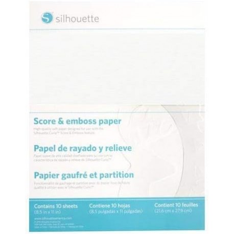 SILHOUETTE CURIO -Fogli di carta per embossing - EMBOSS-PPR-A7