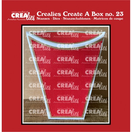 Crealies - Fustella - STANDING PILLOWBOX- CCAB23